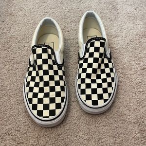 Classic Vans Checkered Slip Ons